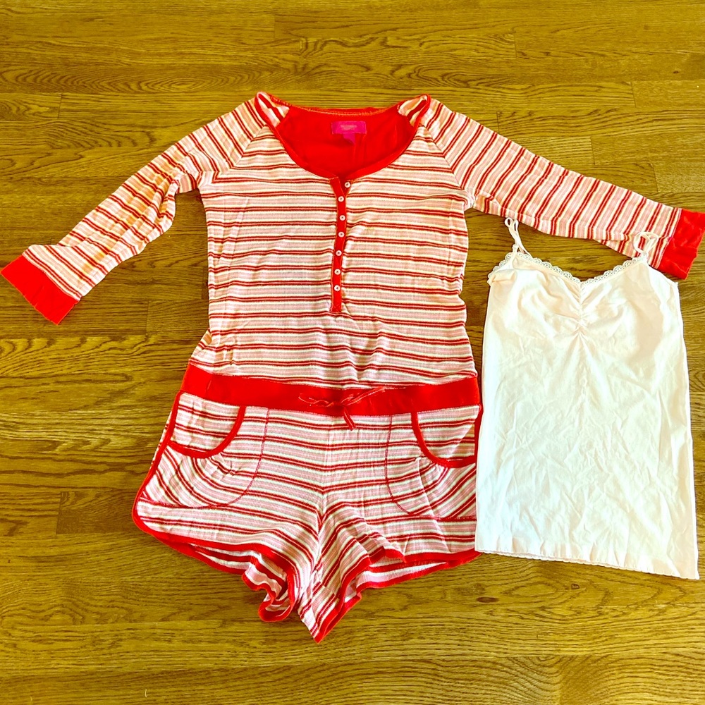 Victoria’s secret romper pajamas and cami